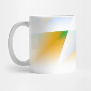 blue green white abstract texture Mug